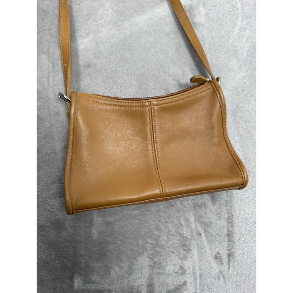 Vintage Coach Tan Soho Bag 4104 Demi Zip Purse Shoulder Costa Rica 1998 90s - Picture 5 of 13